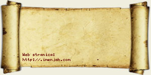 Mahailo Hrnjaković vizit kartica